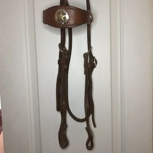Leather horse Headstall (headstall)